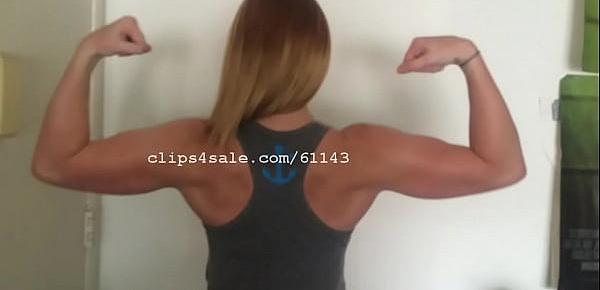  Muscular Women - Jessika Flexing Part2 Video2